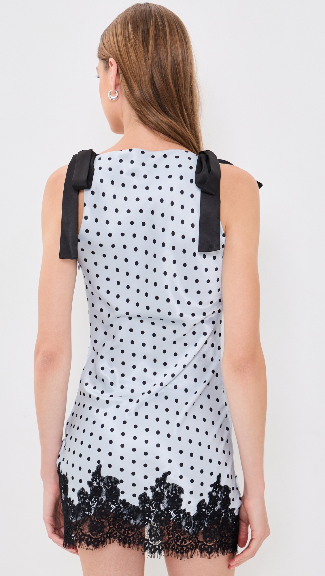 Hazel Sleeveless Mini Dress Light Blue Black