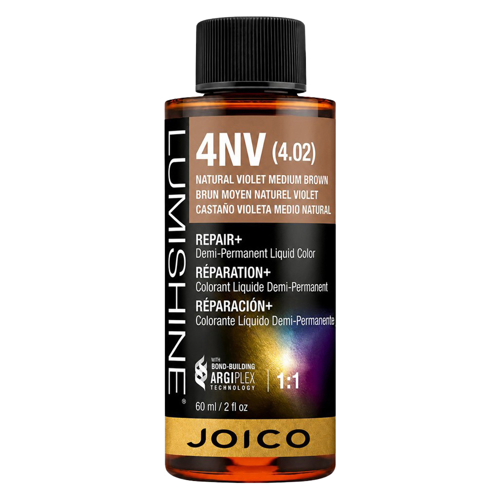 LumiShine Demi-Permanent Liquid Color - - Natural Violet Medium Brown