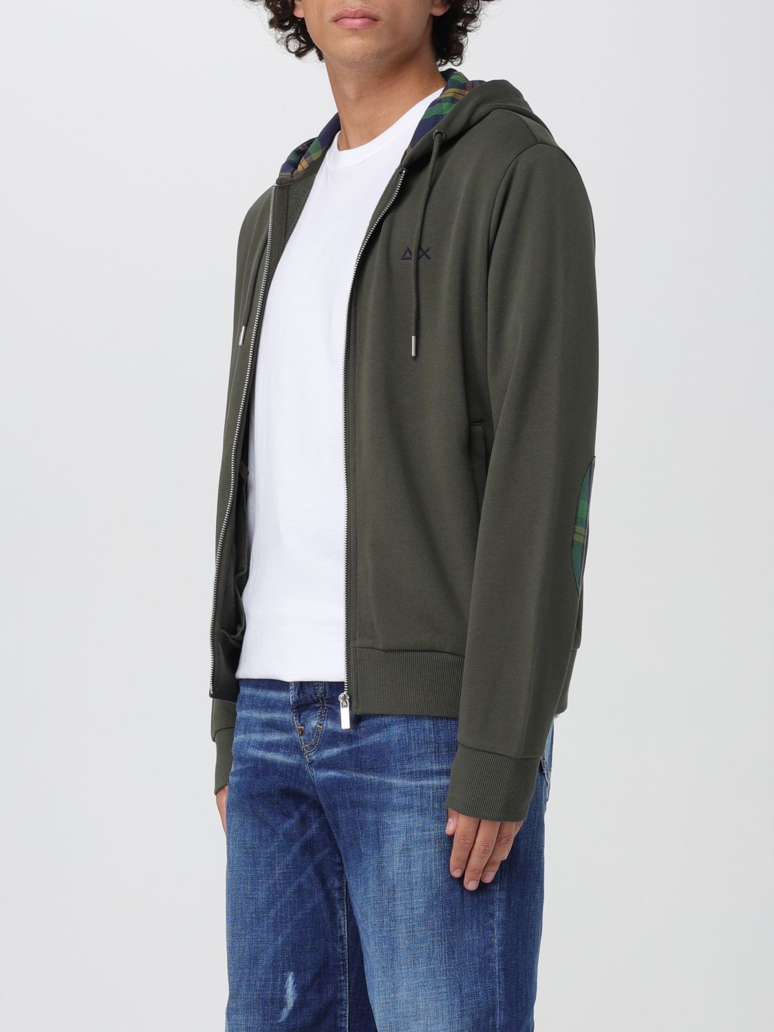 Sweatshirt Men color Military