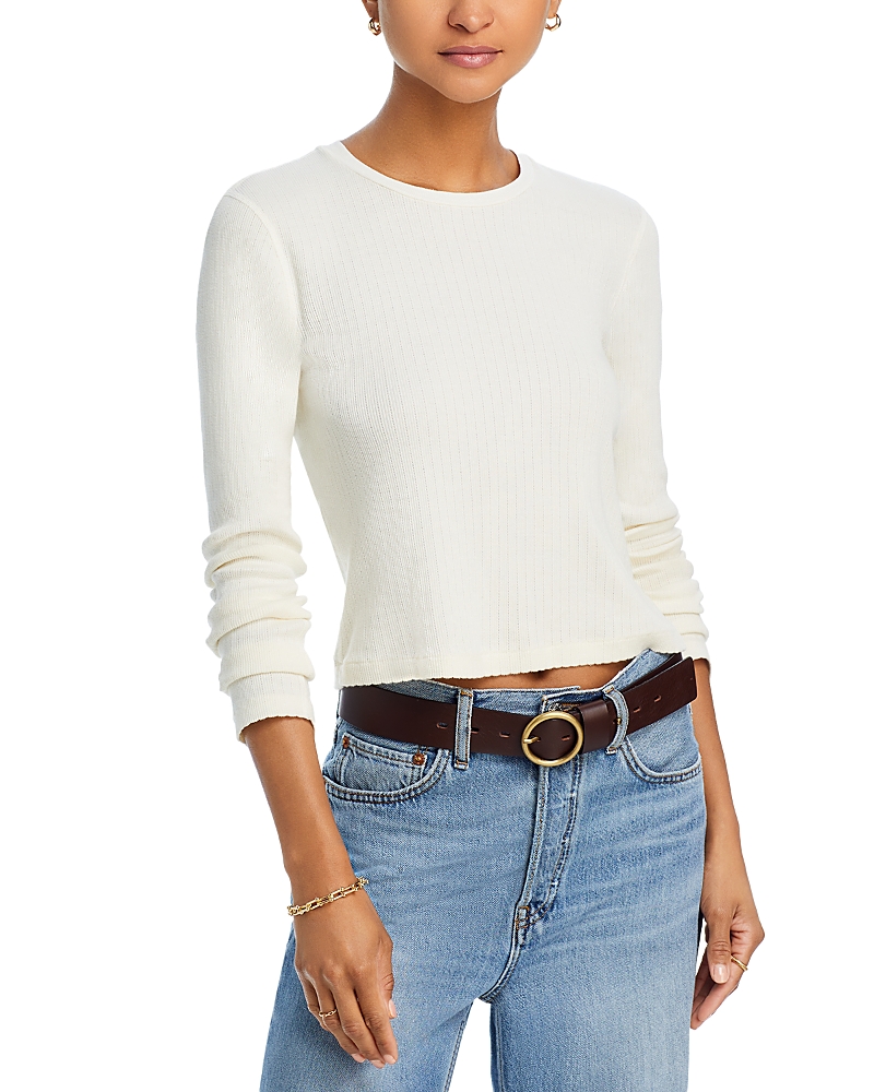 90s Baby Long Sleeve Pointelle Tee