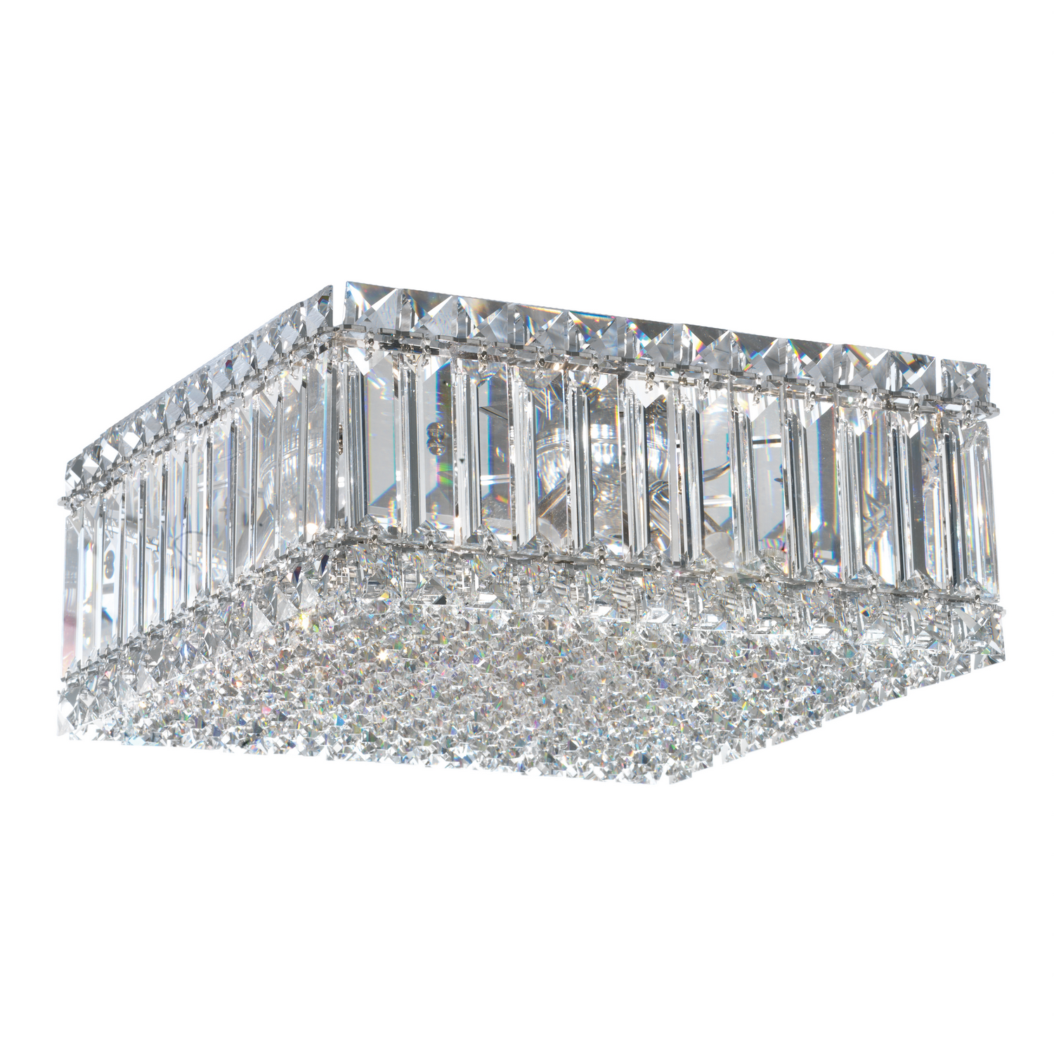 Stainless Steel Flush Mount from the Quantum Collection