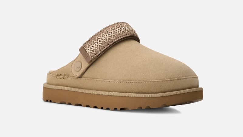 ® Women's Goldenstar ®braid Clog Suede Clogs in Mustard Seed