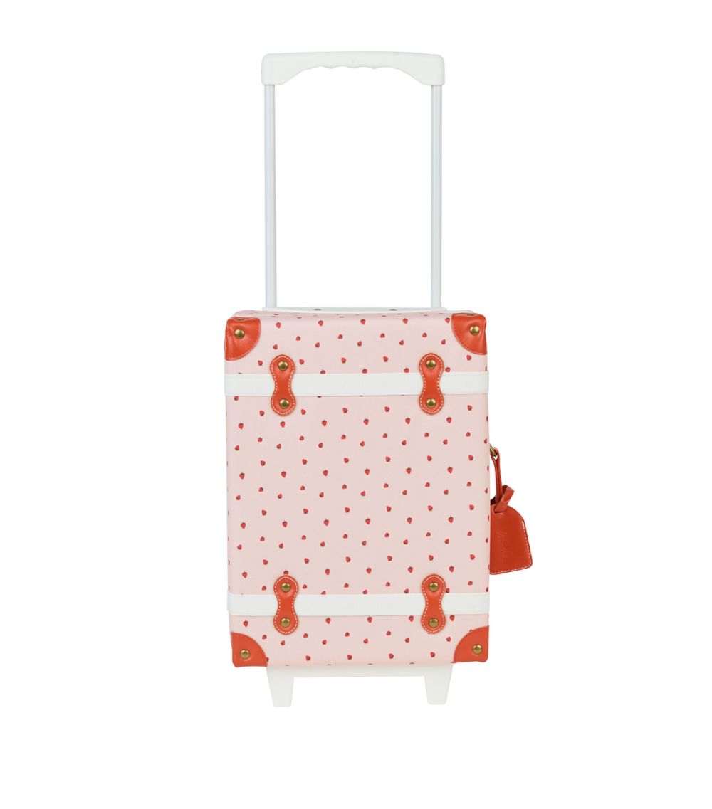 Strawberry Print See-Ya Suitcase (41Cm)
