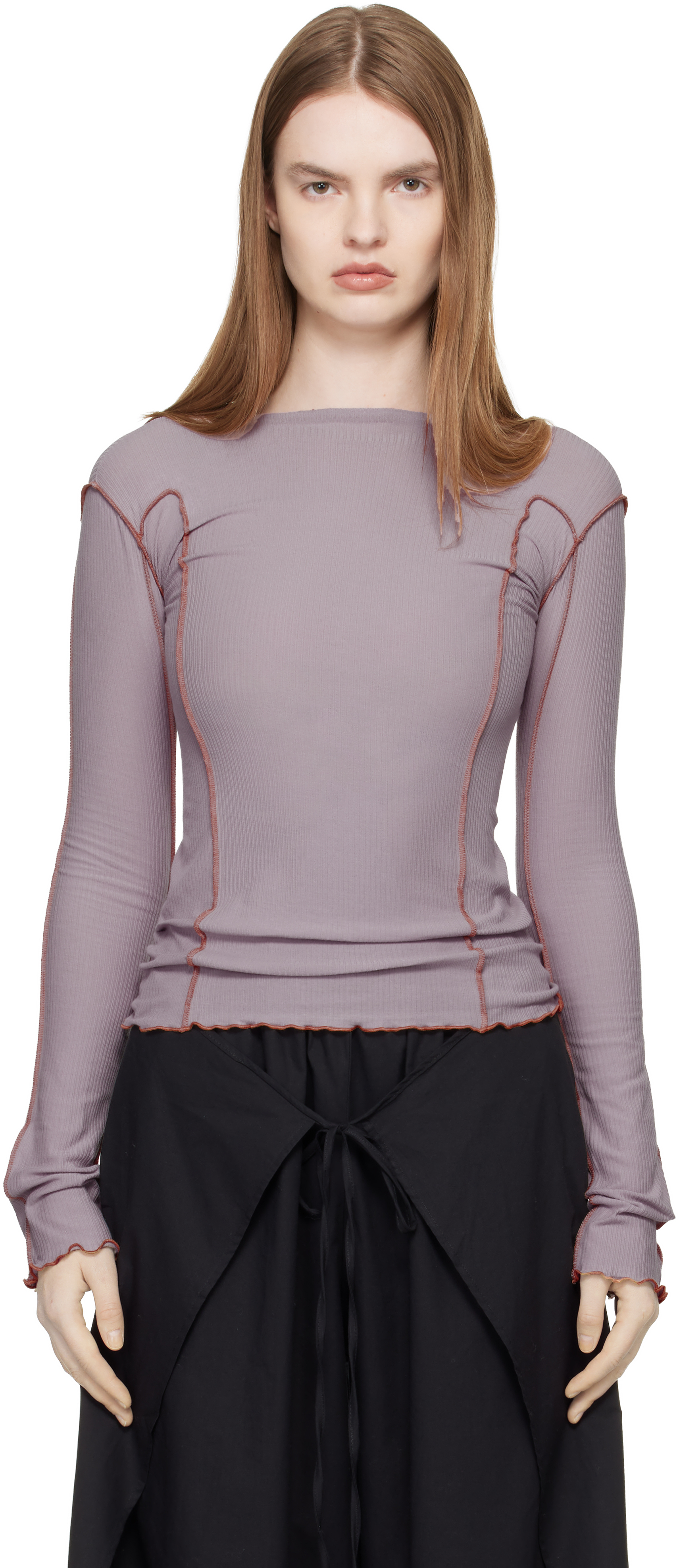 Purple Omato Long Sleeve T-shirt