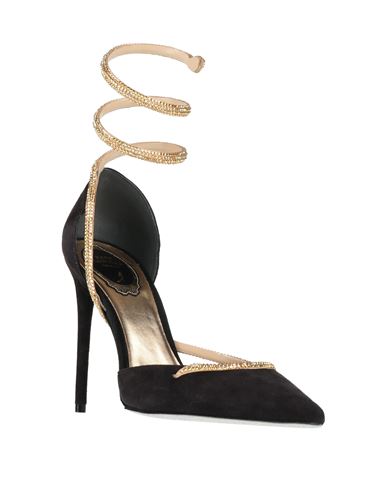 Woman Pumps Black Size 11 Leather
