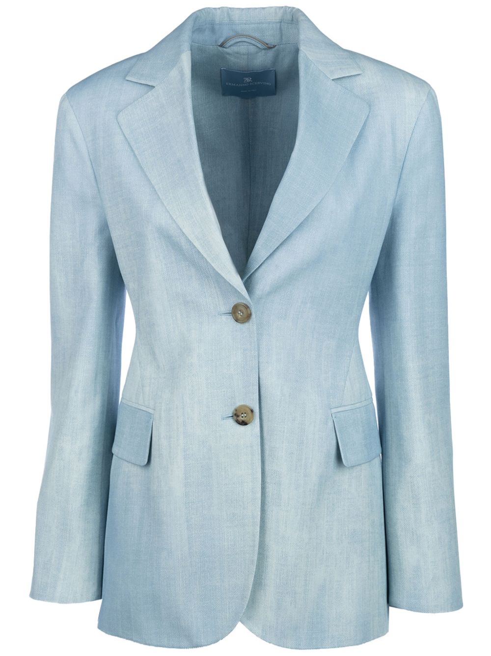 Single-breasted blazer - Blue