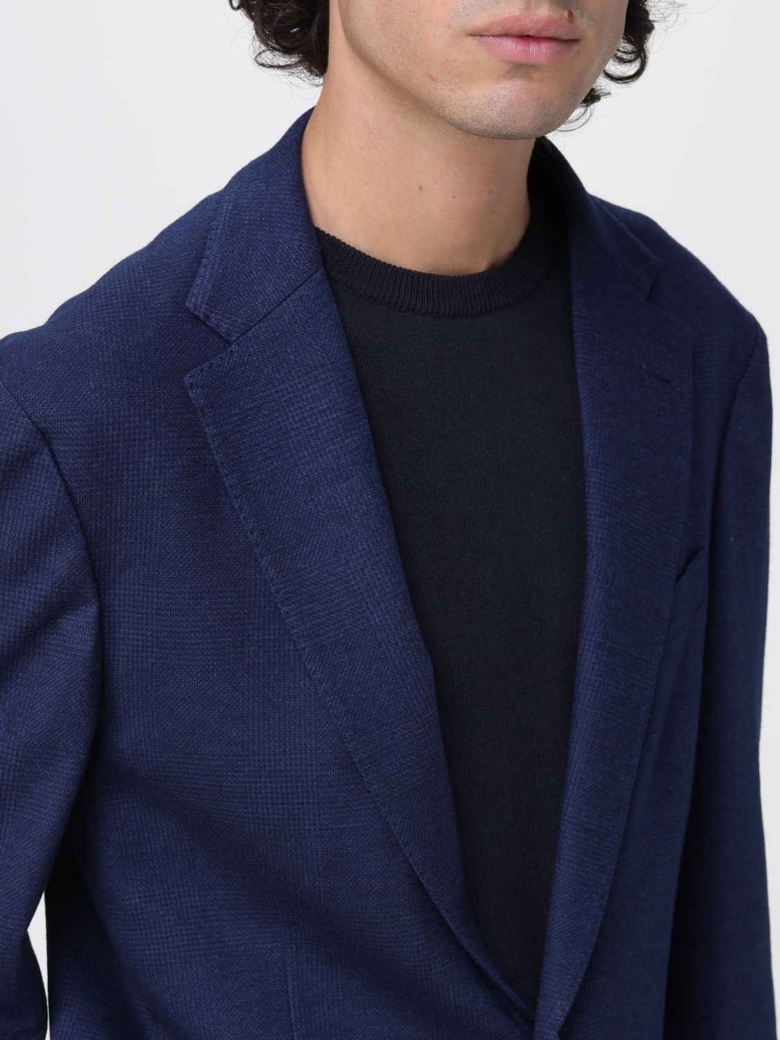 Jacket Men color Blue