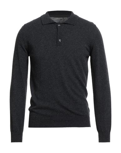 Man Turtleneck Charcoal Size S Wool, Cashmere