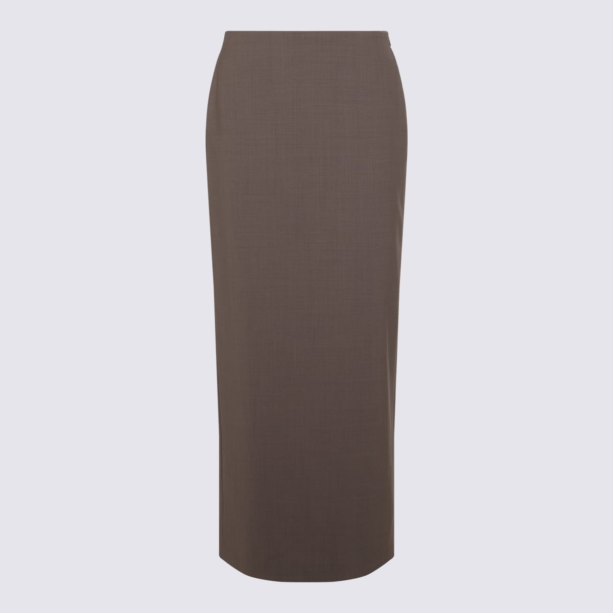 Pencil maxi skirt - Brown