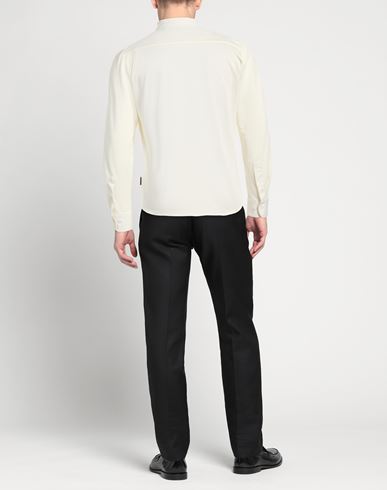 Man Shirt Ivory Size L Cotton, Polyester