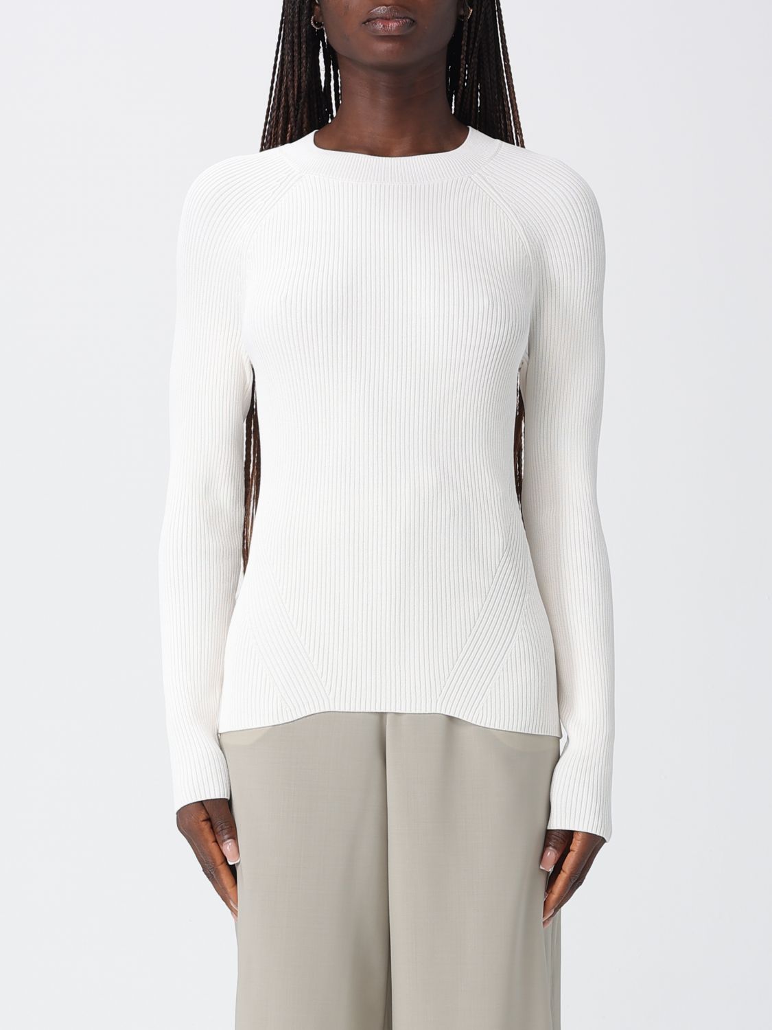 Sweater Woman color Yellow Cream