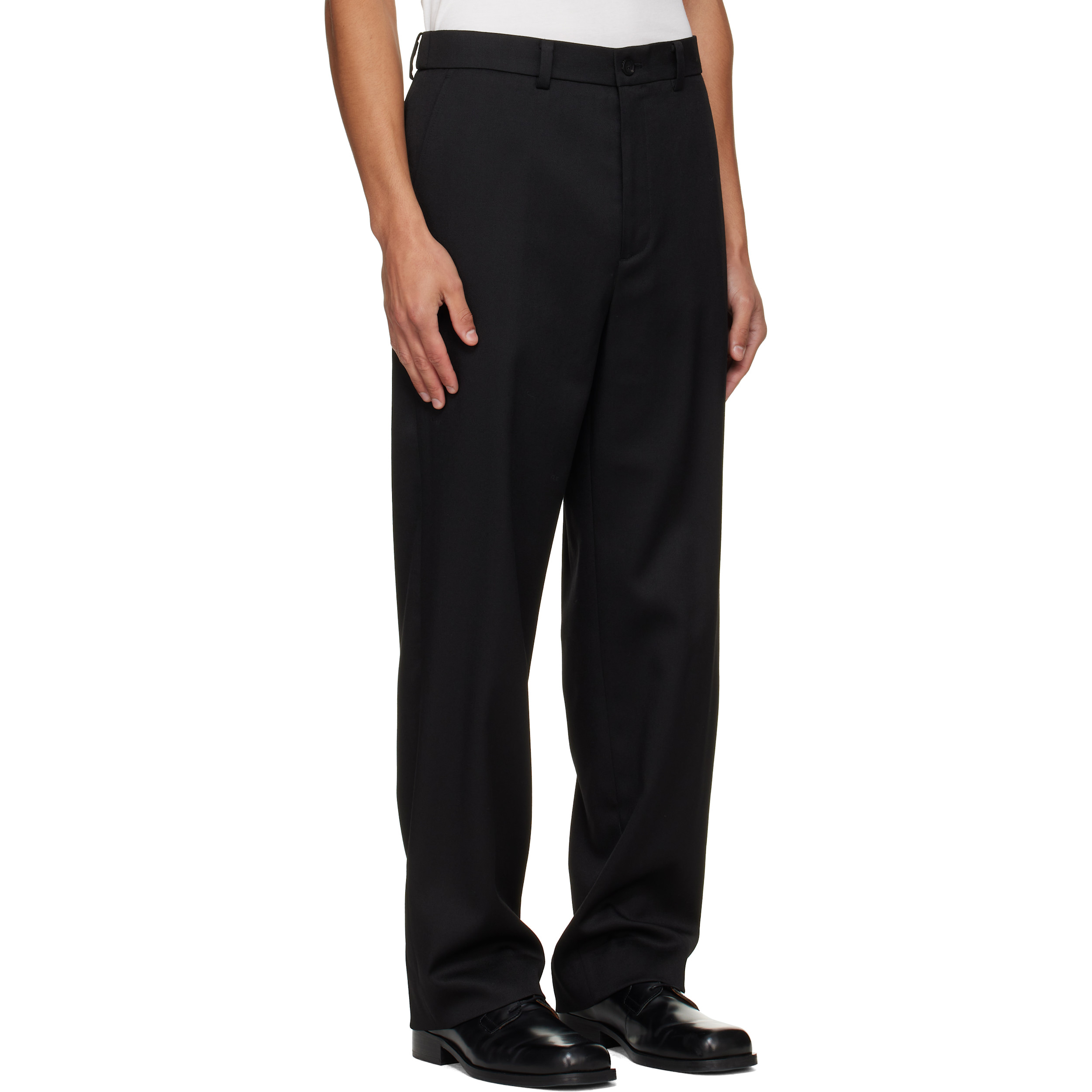 Black Twill Trousers