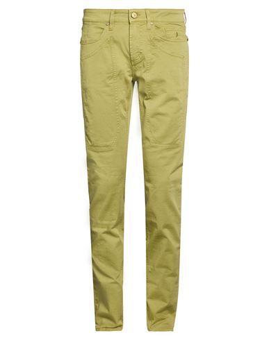 Man Pants Khaki Size 30 Cotton, Elastane