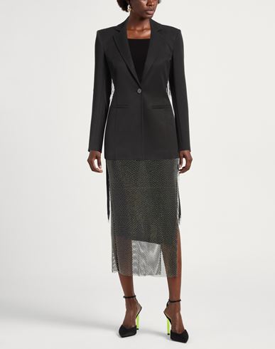 Patrizia Pepe Woman Blazer Black Size 2 Polyester, Elastane