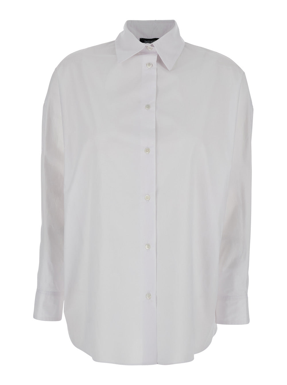 Cotton Poplin Shirt — White