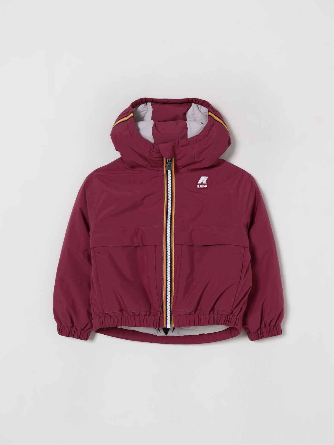 Coat Kids color Violet