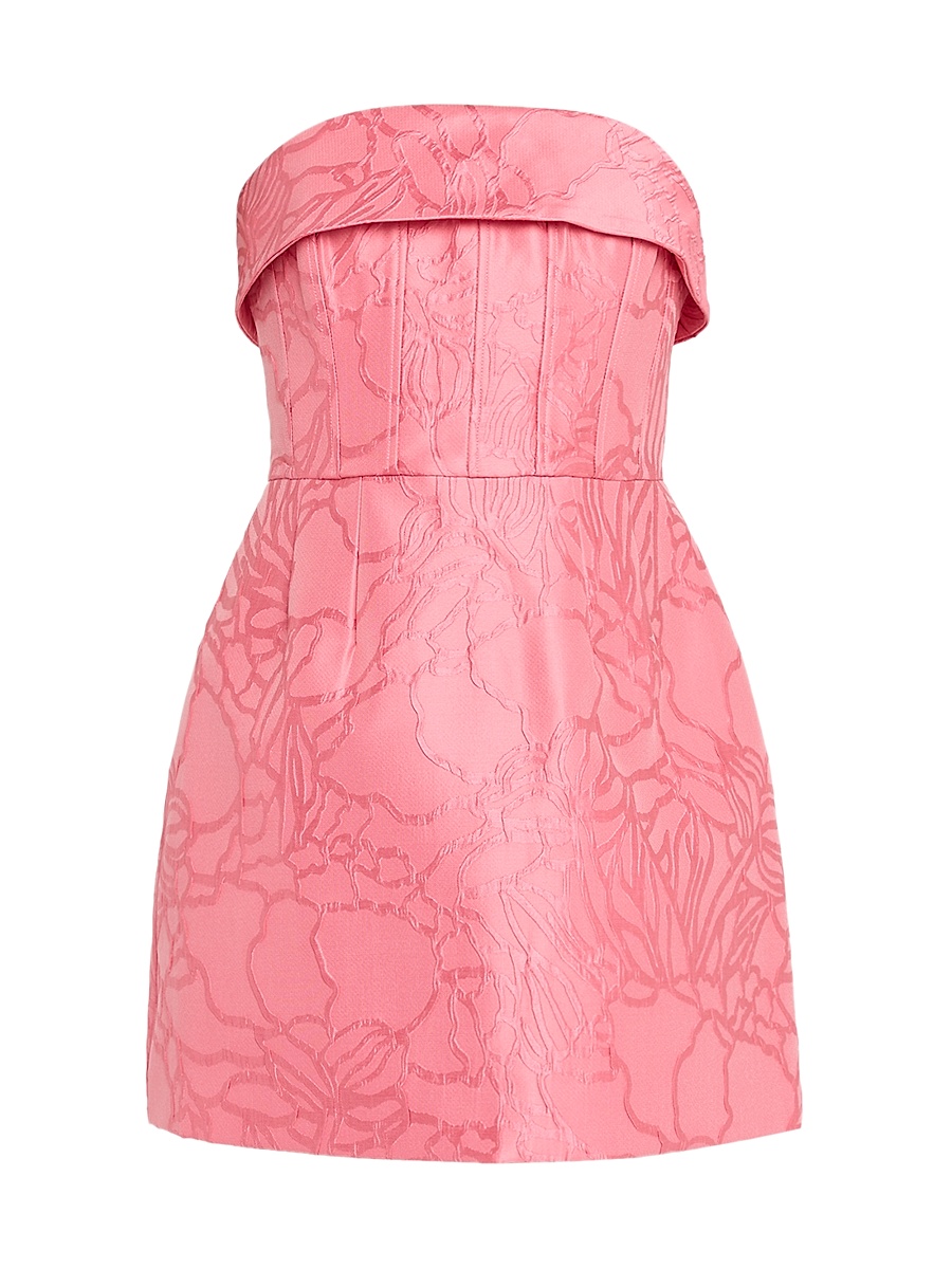 Women's Petra Floral Jacquard Minidress - Pink