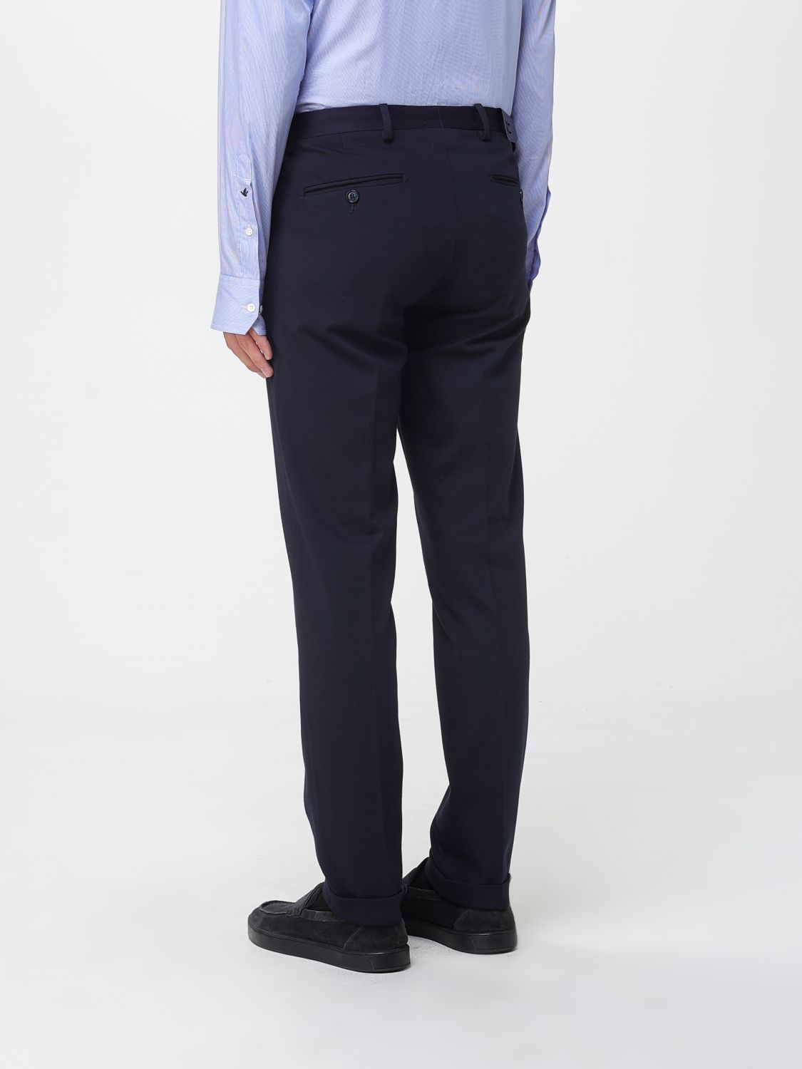 Pants Men color Blue