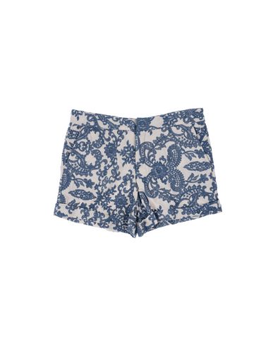 Kid Girl Shorts & Bermuda Shorts Slate blue Size 10 Viscose, Polyester