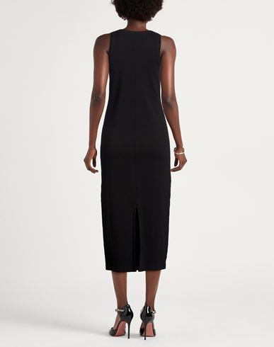 Woman Midi dress Black Size XS Cotton, Elastane