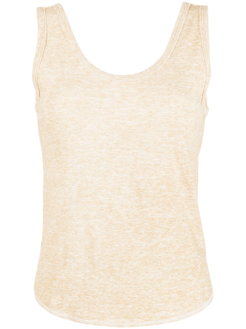 Scoop-neck tank top - Neutrals
