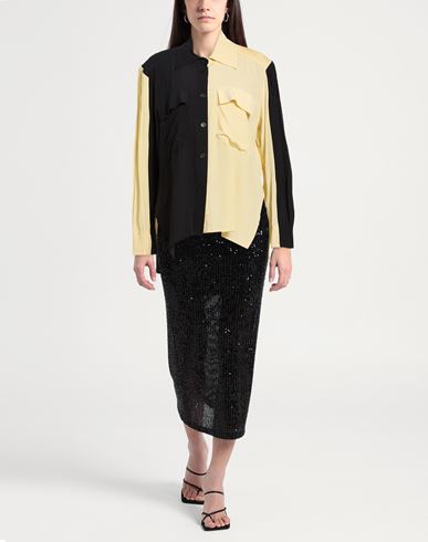 Woman Shirt Black Size L Silk