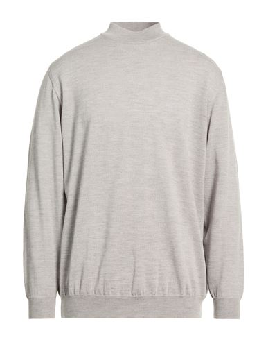 Man Turtleneck Light grey Size 46 Merino Wool