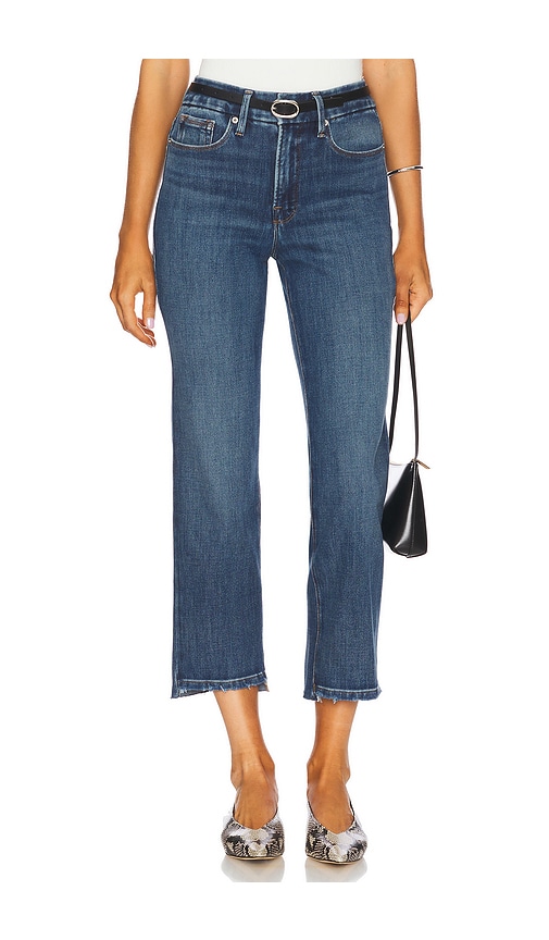 Good American Good Legs Straight Jeans in Blue. -  8 also in 0, 00, 10, 12, 14, 16, 18, 2, 20, 22, 24