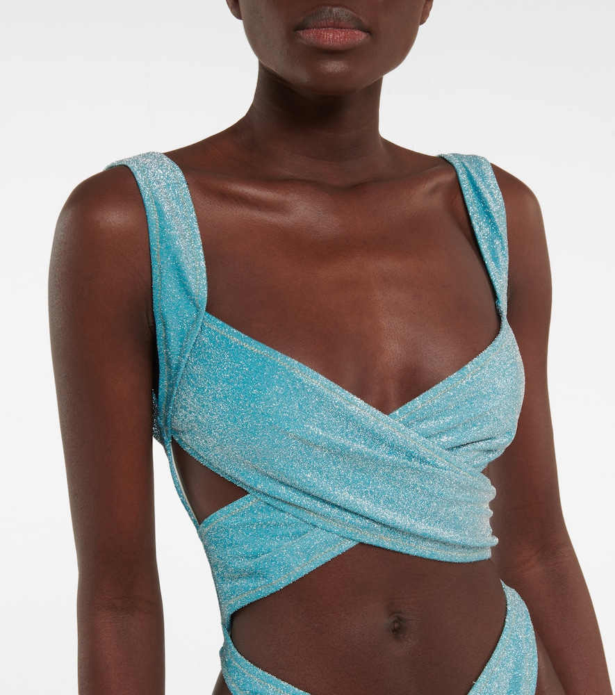 Reina Olga Exotica Lurex swimsuit