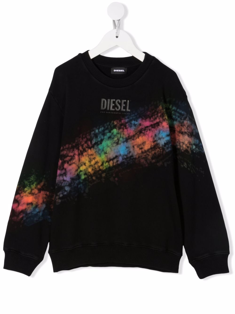 Logo-print jumper - Black