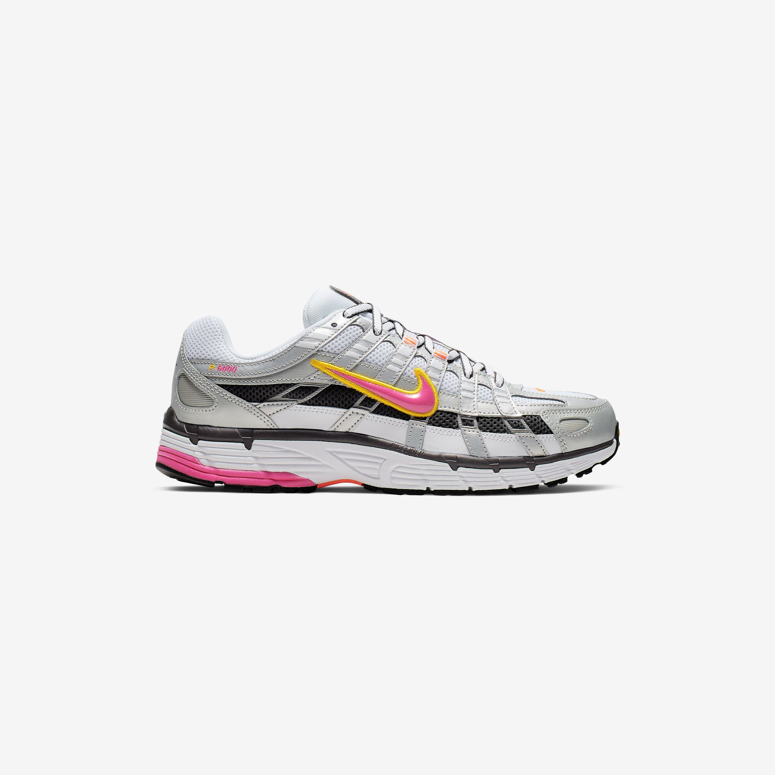Nike | Wmns P-6000 - WHITE/LASER FUCHSIA-MTLC PLATINUM - female - W
