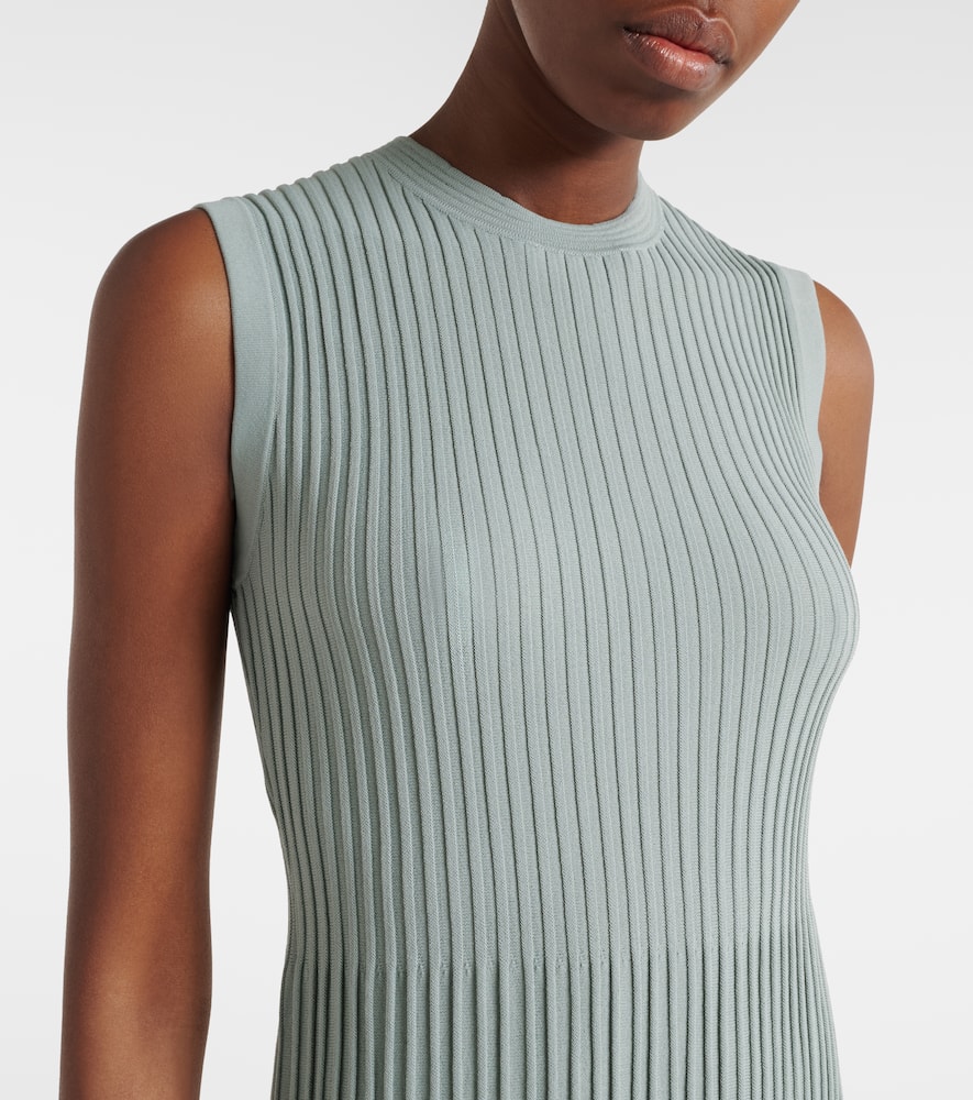 Egizio ribbed-knit midi dress