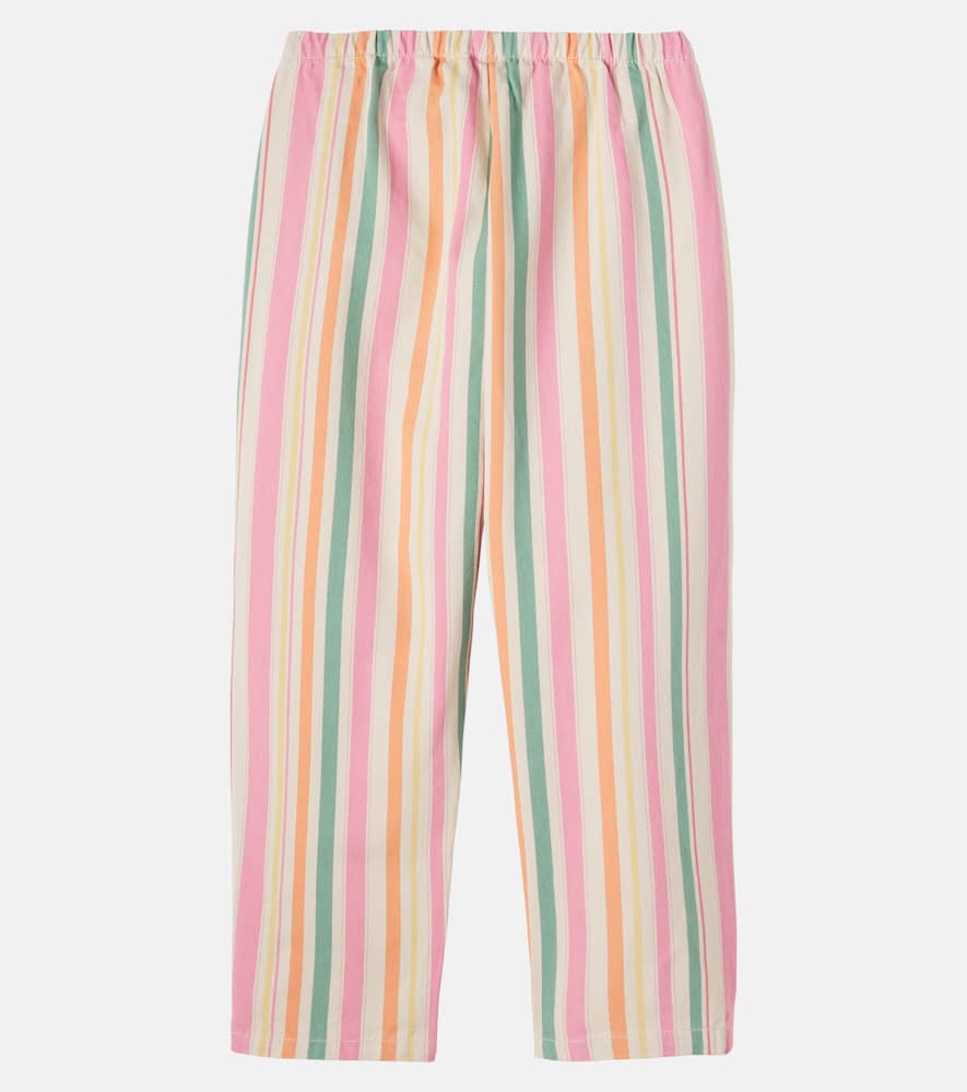 Konges Sløjd Frankie striped cotton twill straight pants