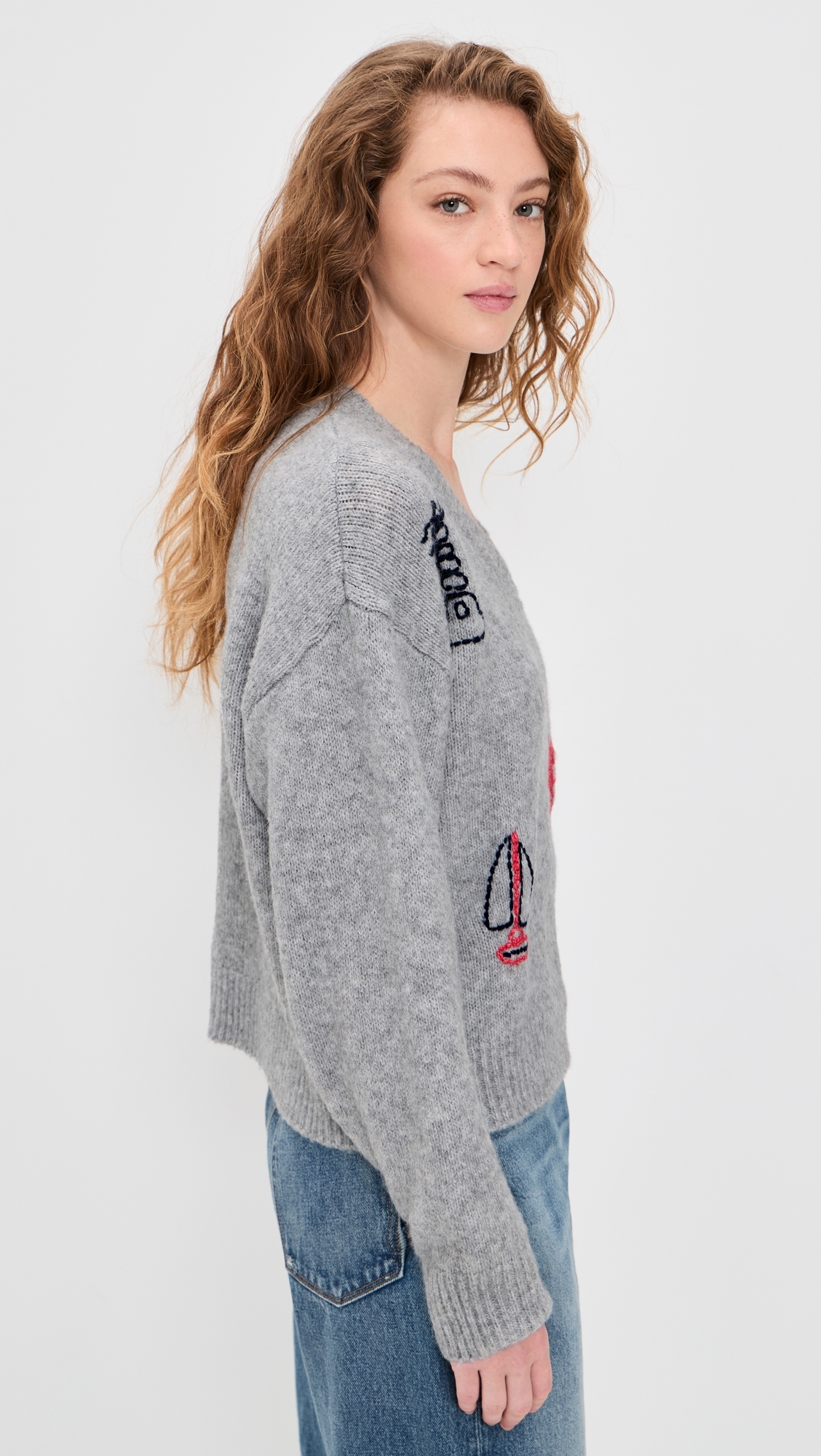 Nautical Sweater Heather Grey