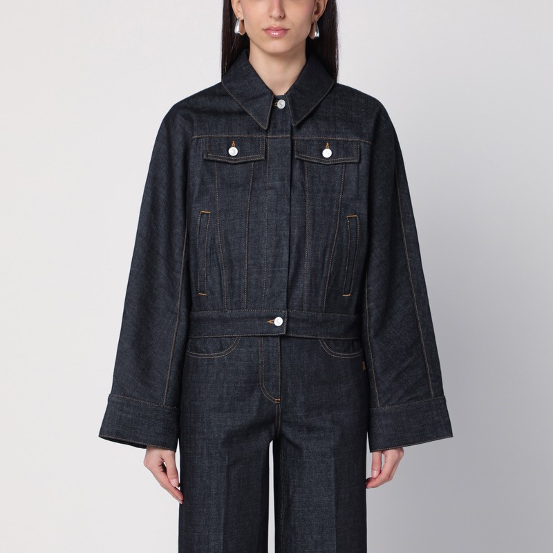 Dark blue denim jacket