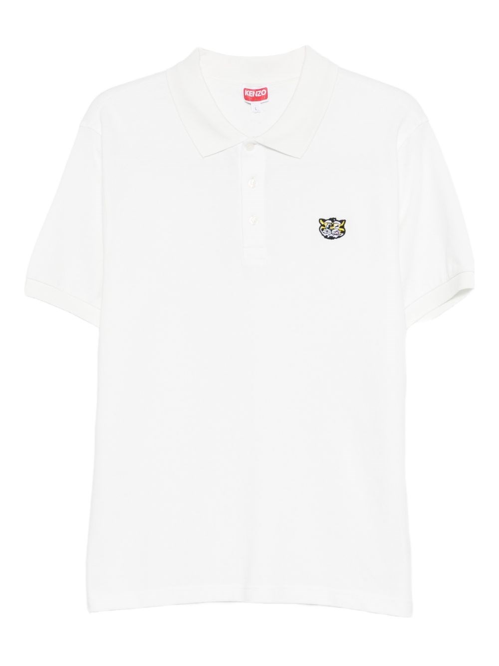 Wild Tiger Gots Polo White