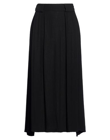 Momoní Woman Maxi skirt Black Size 2 Viscose, Wool