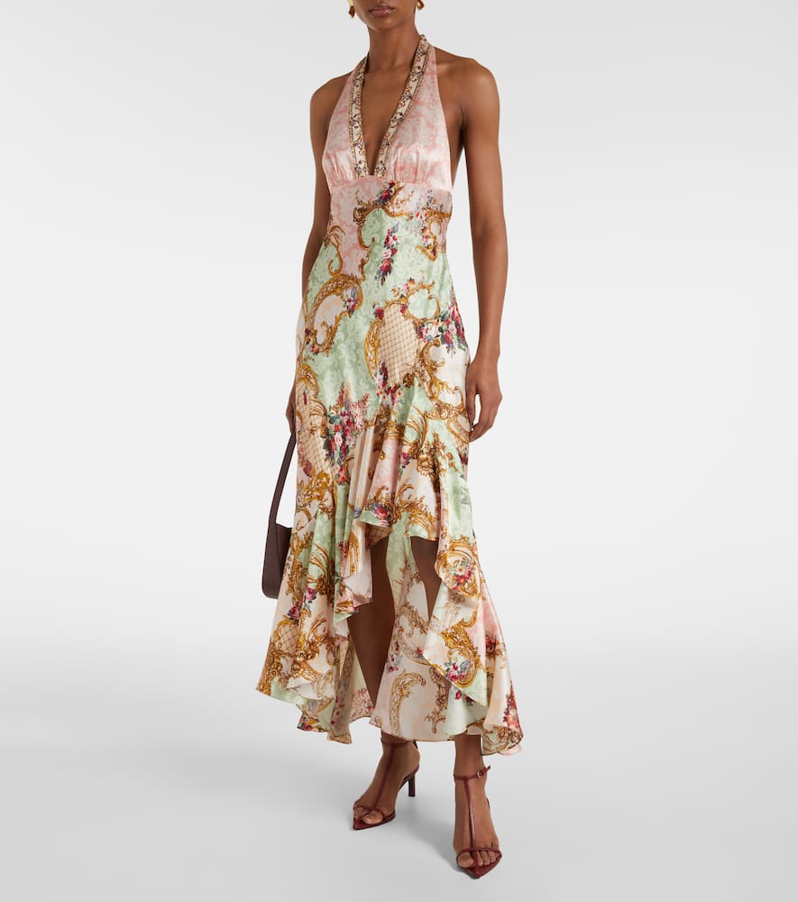 Queens Quarters silk maxi dress