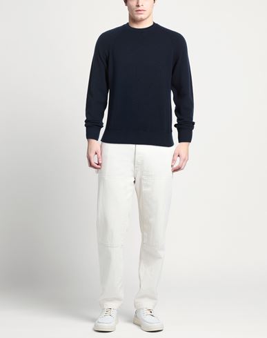 Man Sweater Midnight blue Size M Wool, Polyamide