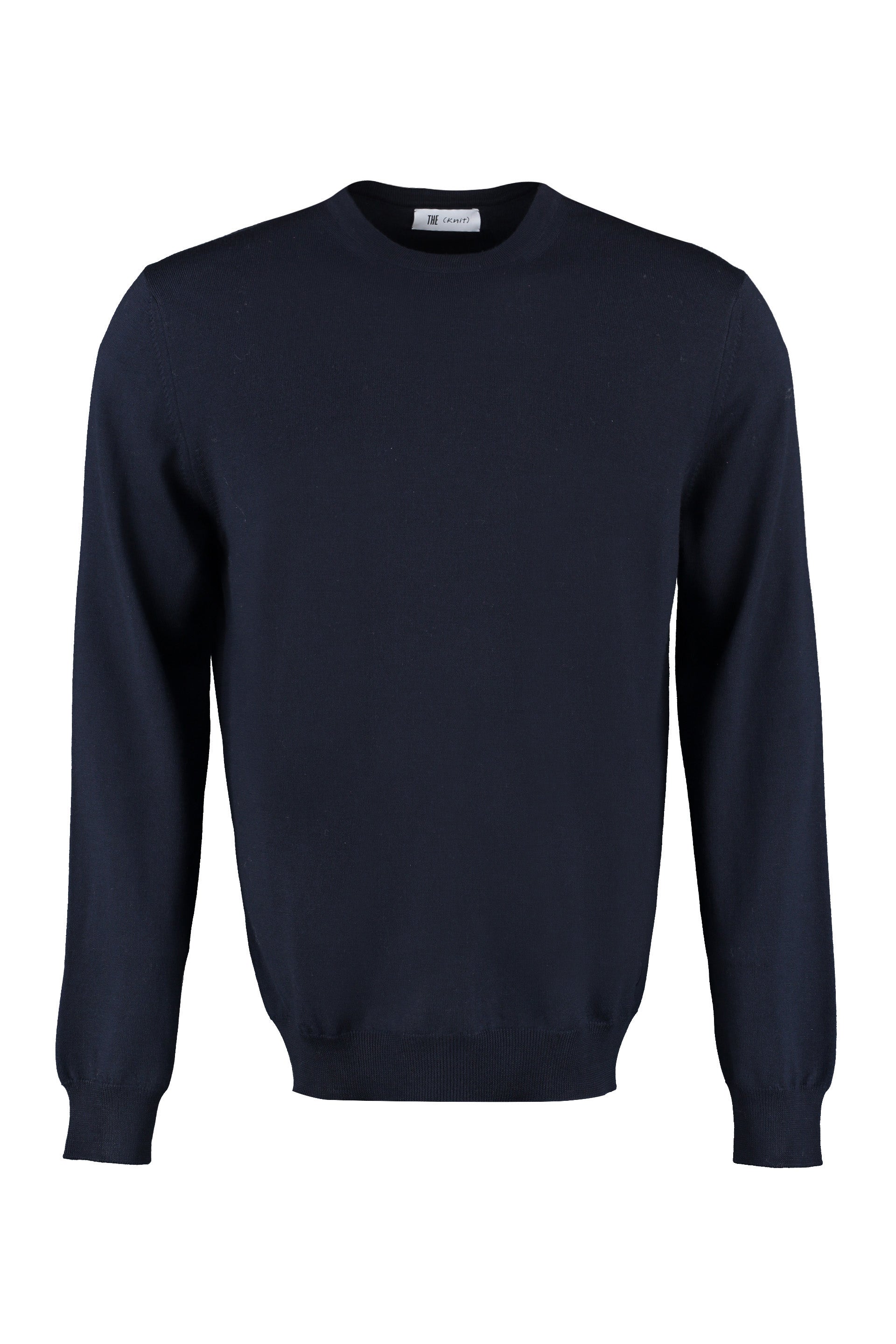 The (alphabet) Extra-Fine Wool Ribbed Knit Pullover