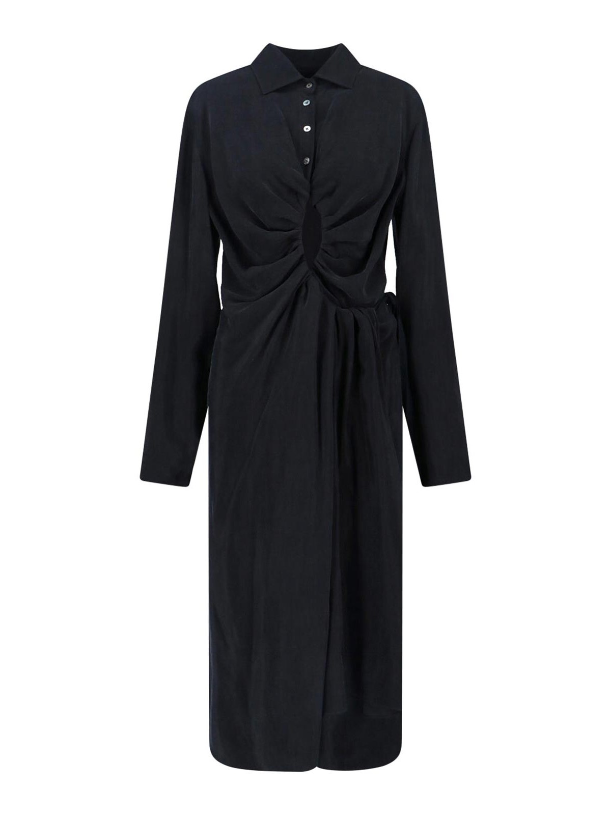 Draped Midi Dress