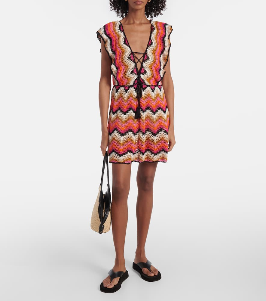 Melissa cotton crochet maxi dress