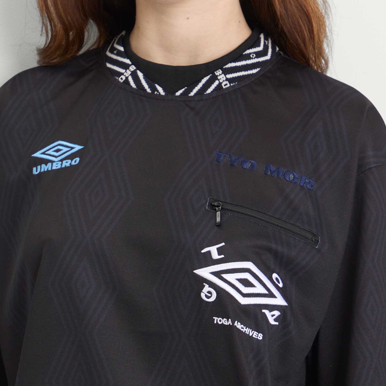 TOGA x Umbro Game Shirt Long Sleeve Black