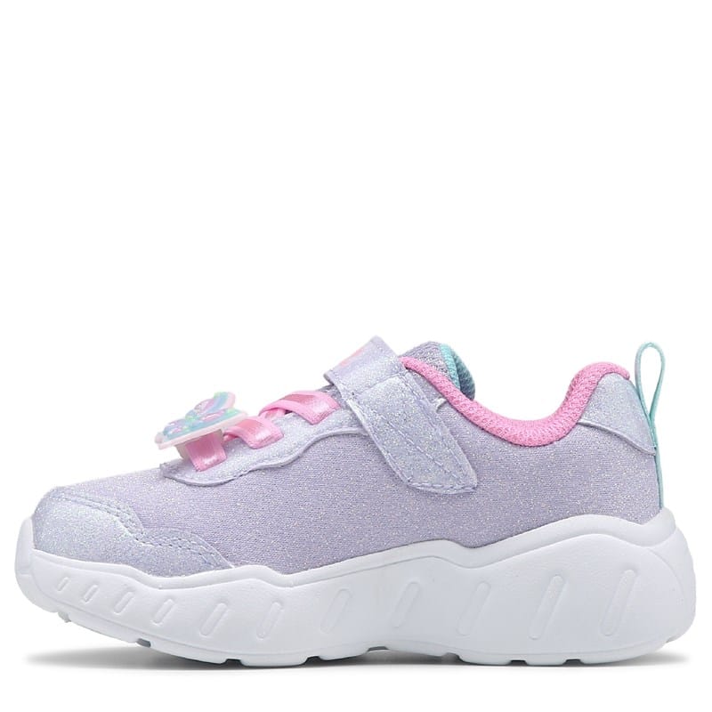 Kids' Butterfly Bliss Light Up Sneaker Toddler/Little Kid Shoes (Lavender/Pink Multi)
