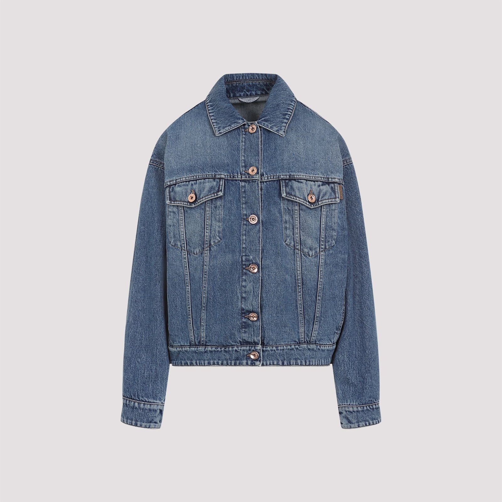 Button-up denim jacket - Blue