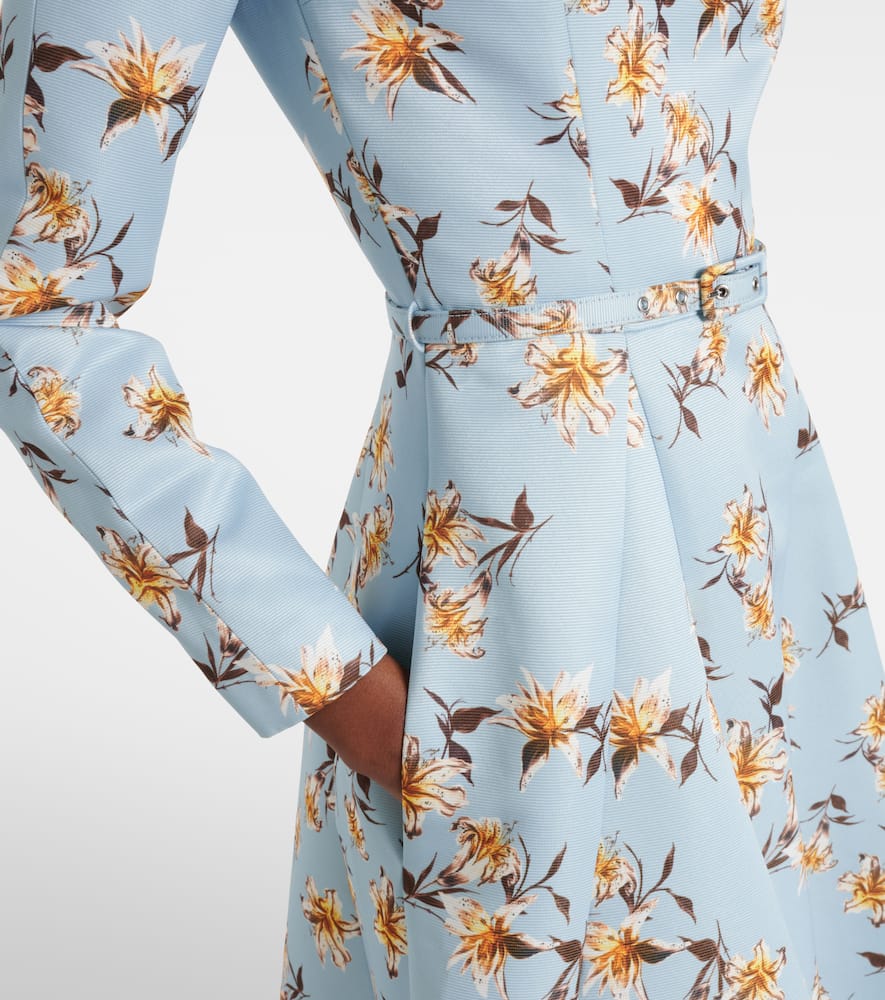 Ucellina floral midi dress