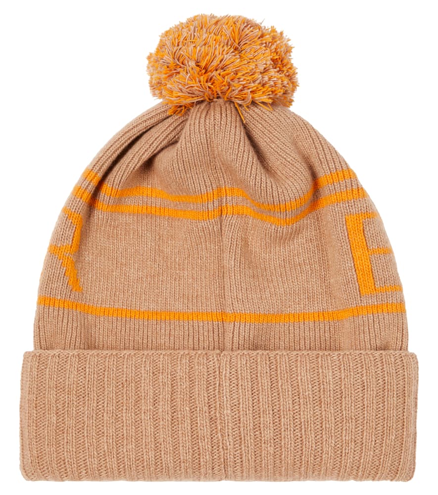 Noam logo wool-blend beanie