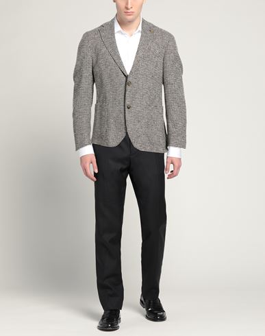Man Blazer Ivory Size 40 Virgin Wool, Polyamide, Elastane