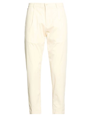 Man Pants Beige Size 38 Cotton, Polyamide, Eco Polyester