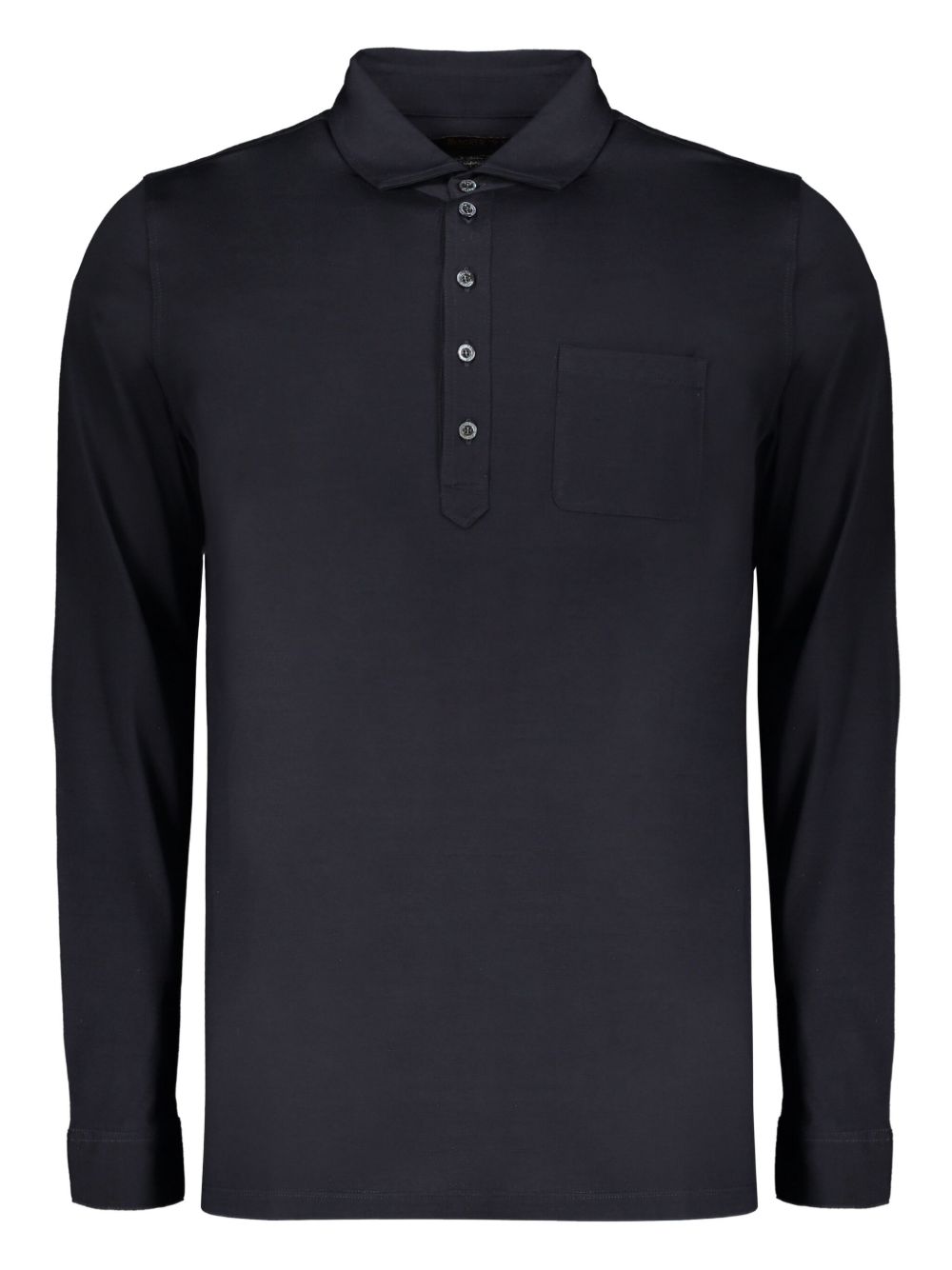 Moorer Pierre cotton polo shirt - Blue